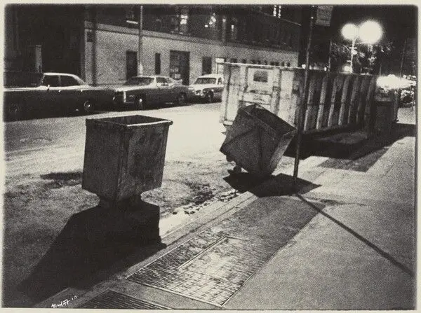 Two Small Black Dumpsters by Bill Arnold