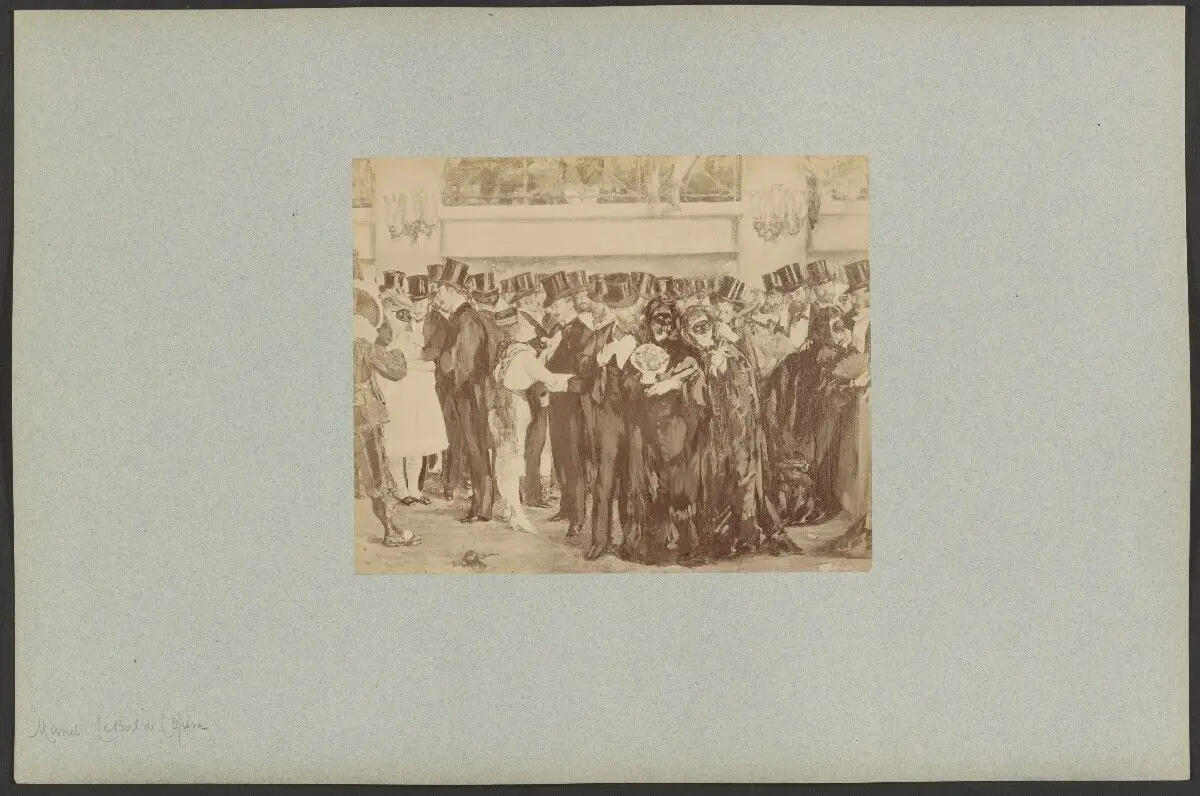 "Le Bal de l'Opera" par Manet by Anatole Godet