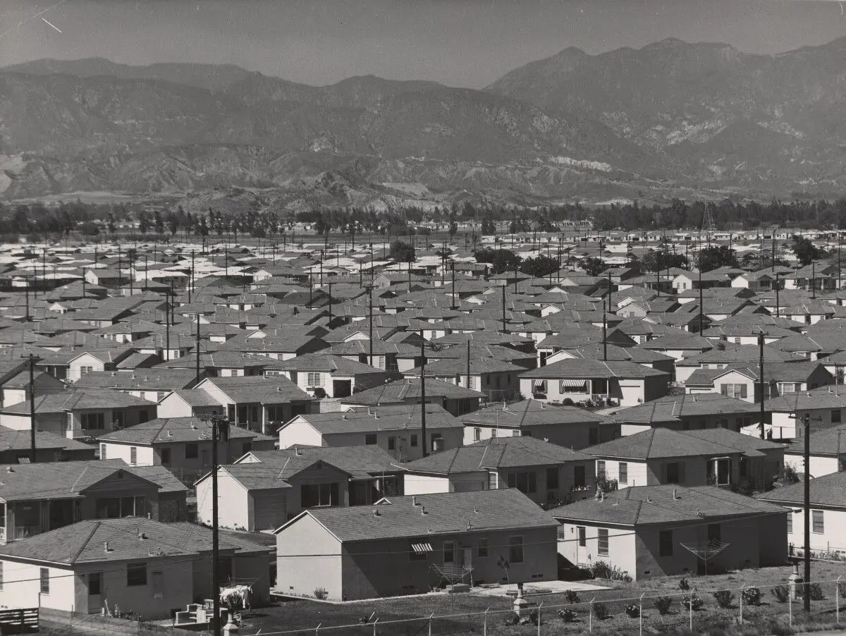 Van Nuys Gardens, California by Andreas Feininger