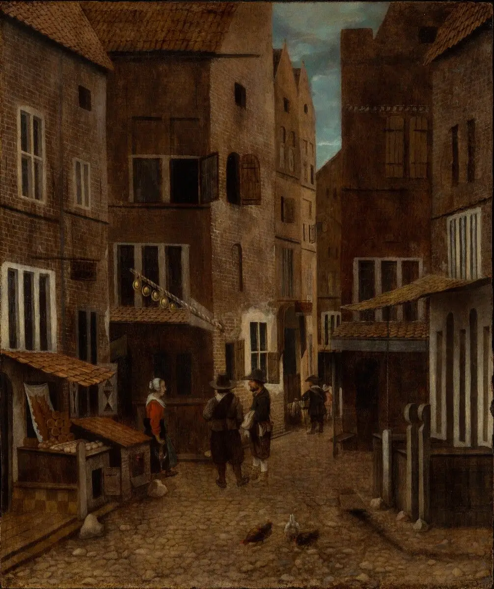 Street Scene by Jacobus Vrel