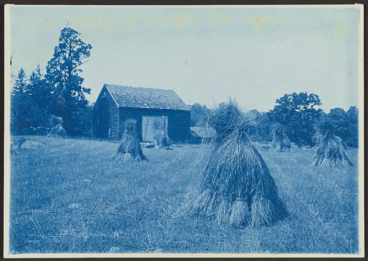[Landscape with Haystacks] by Arthur Wesley Dow