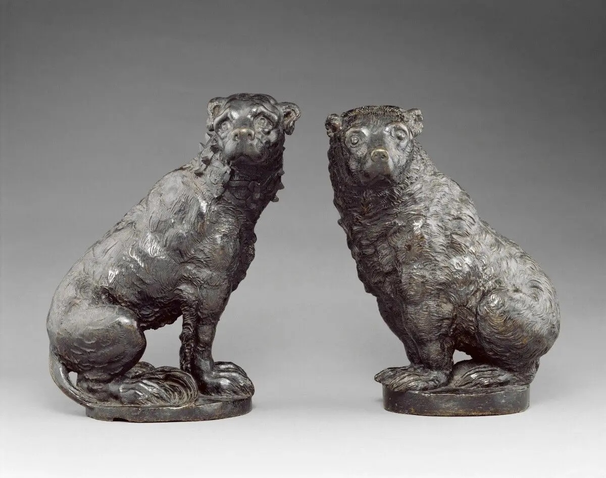 Dog and Bear by Unknown