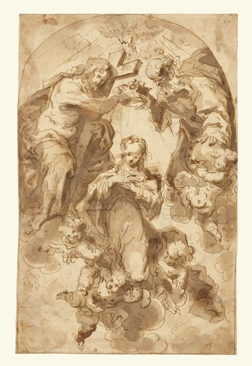 The Coronation of the Virgin by Francisco Ribalta