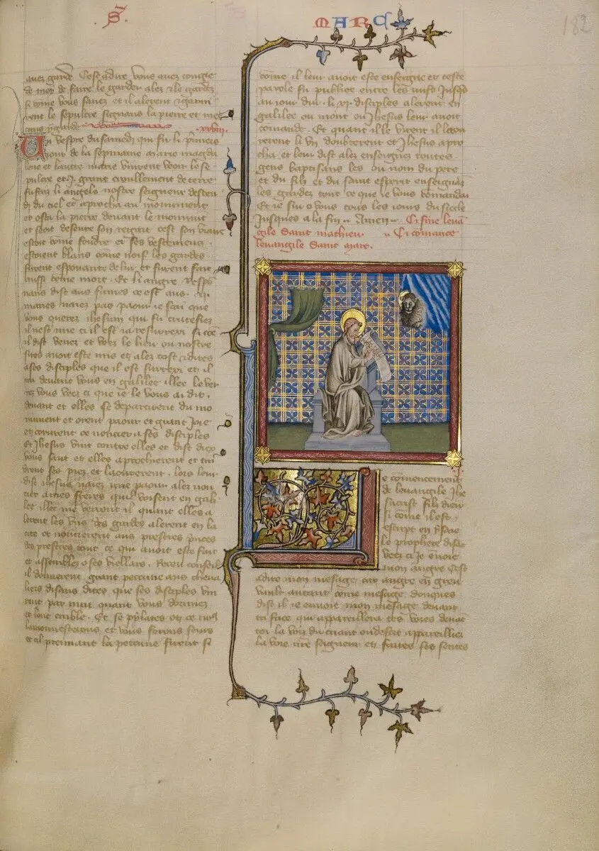 Saint Mark by Master of Jean de Mandeville