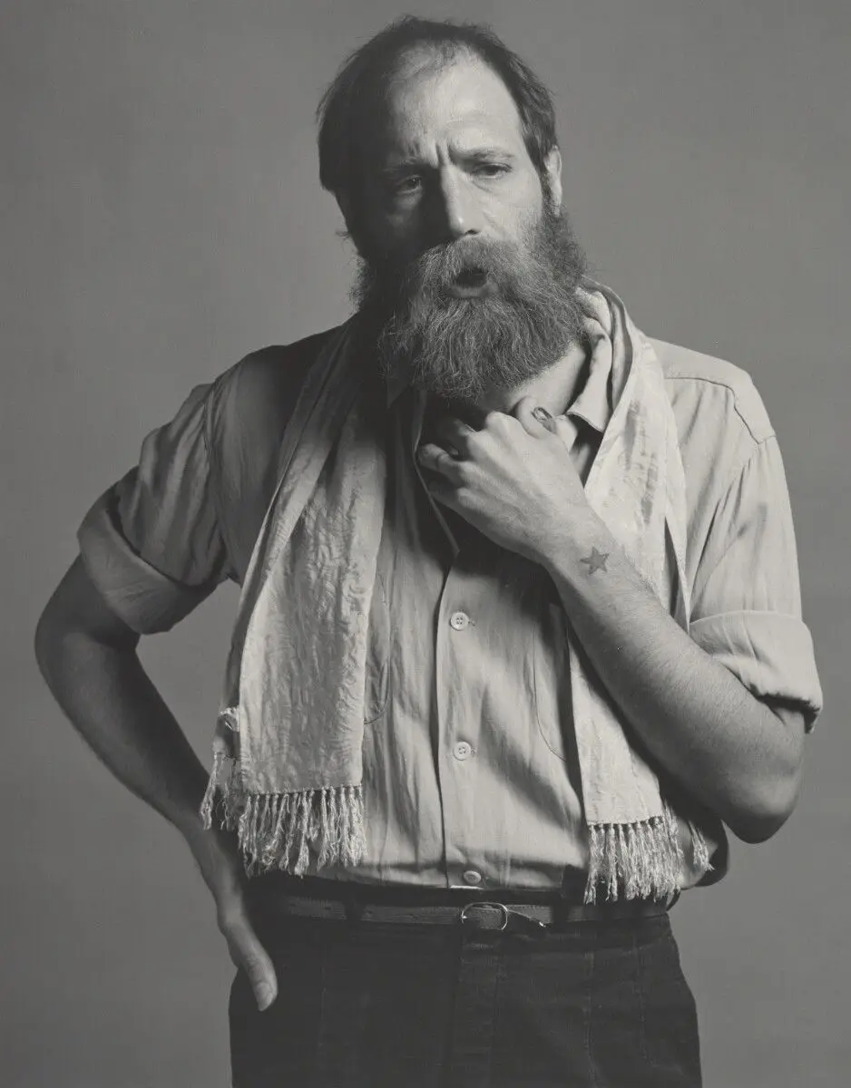 Lawrence Weiner by Robert Mapplethorpe