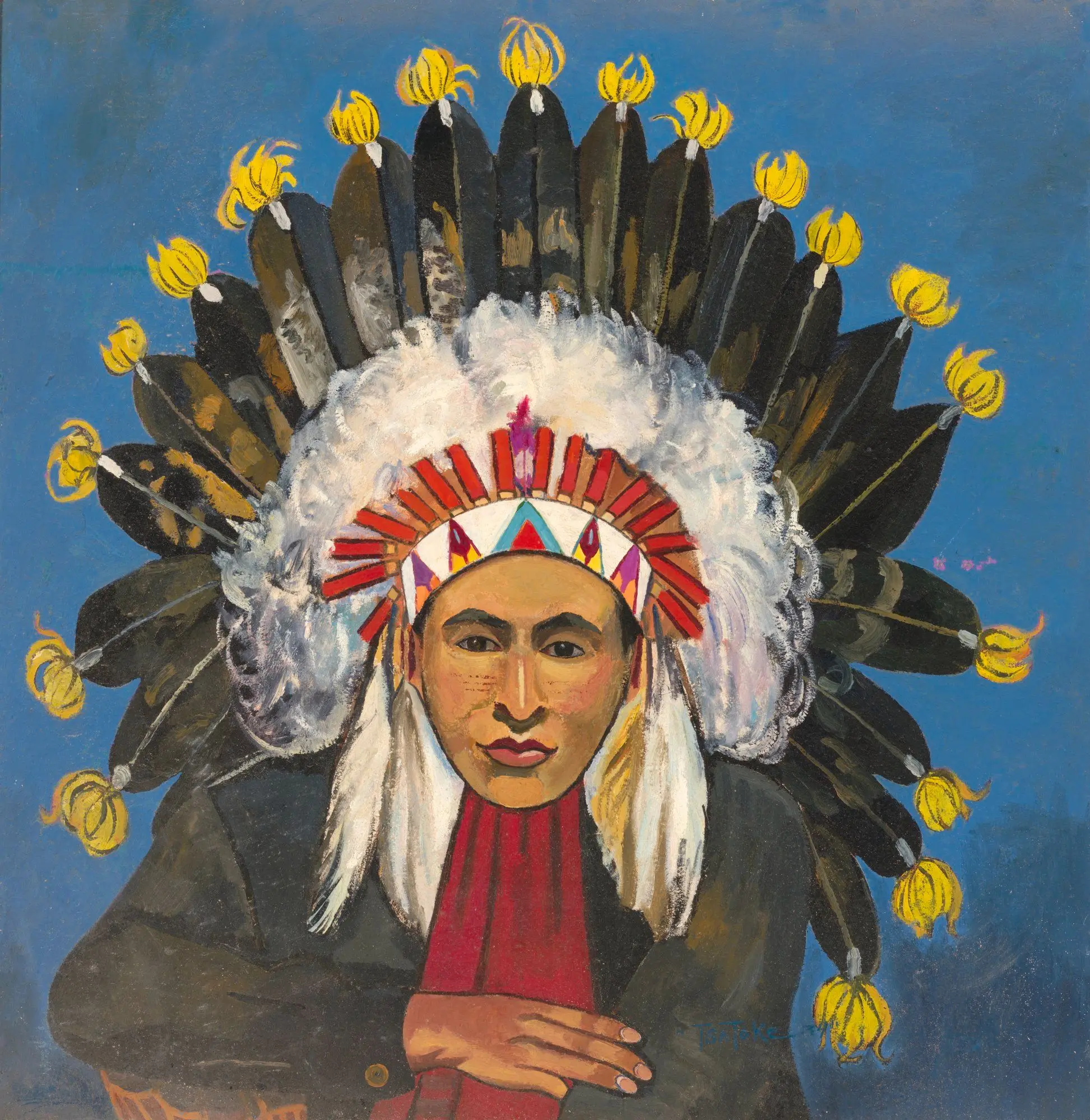 Self-Portrait by Monroe Tsatoke