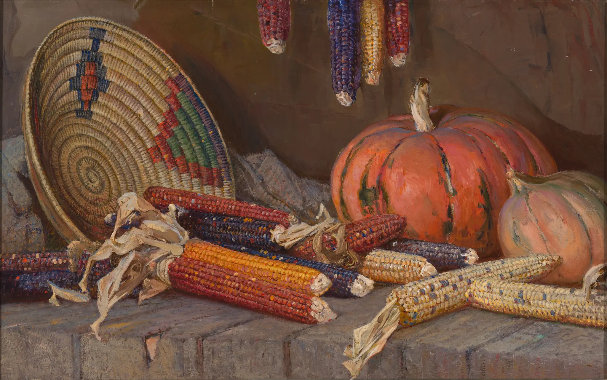 Harvest Still Life by Oscar Edmund Berninghaus