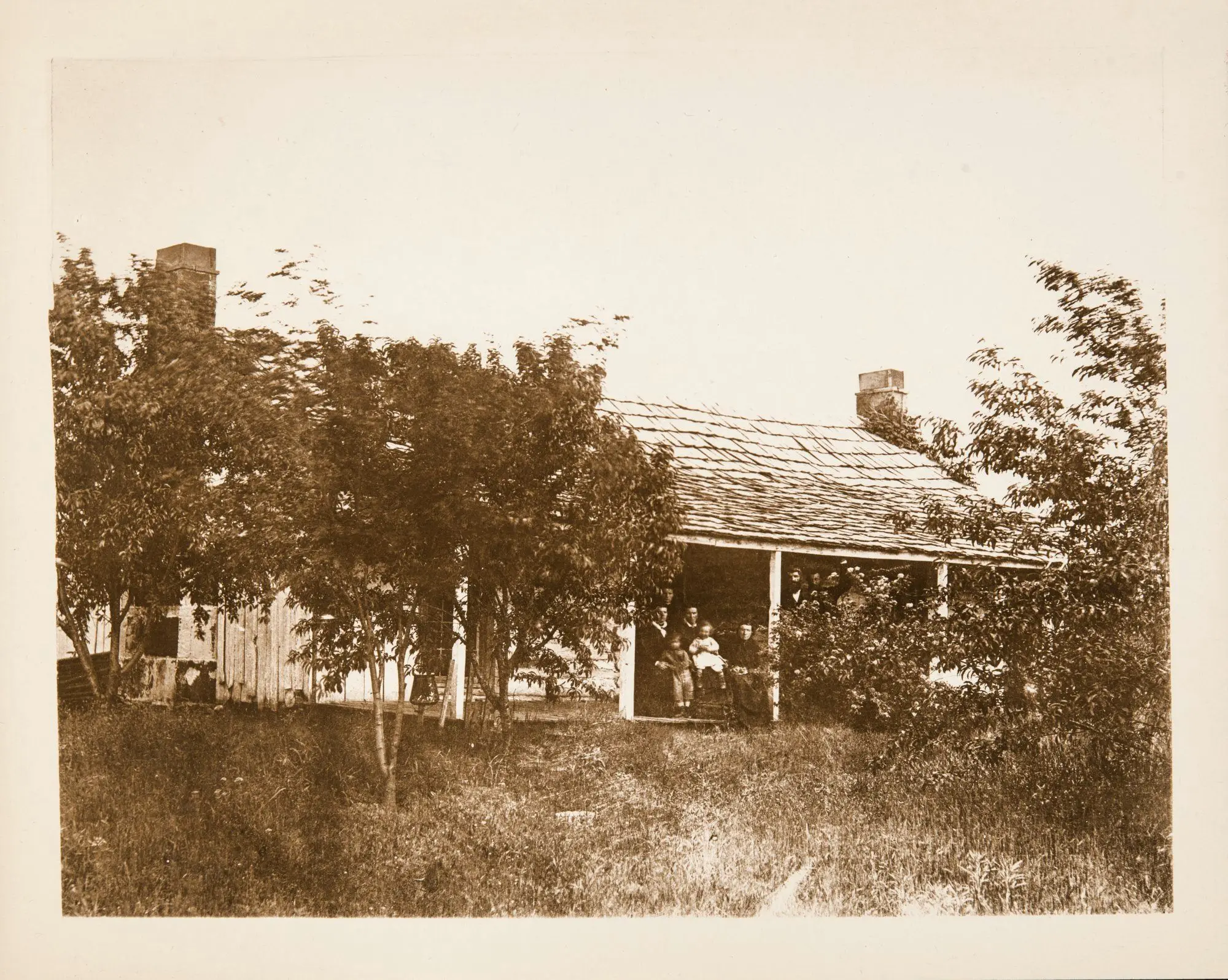 Residence of Secretary of Seminole Indians, Indian Territory by Unknown