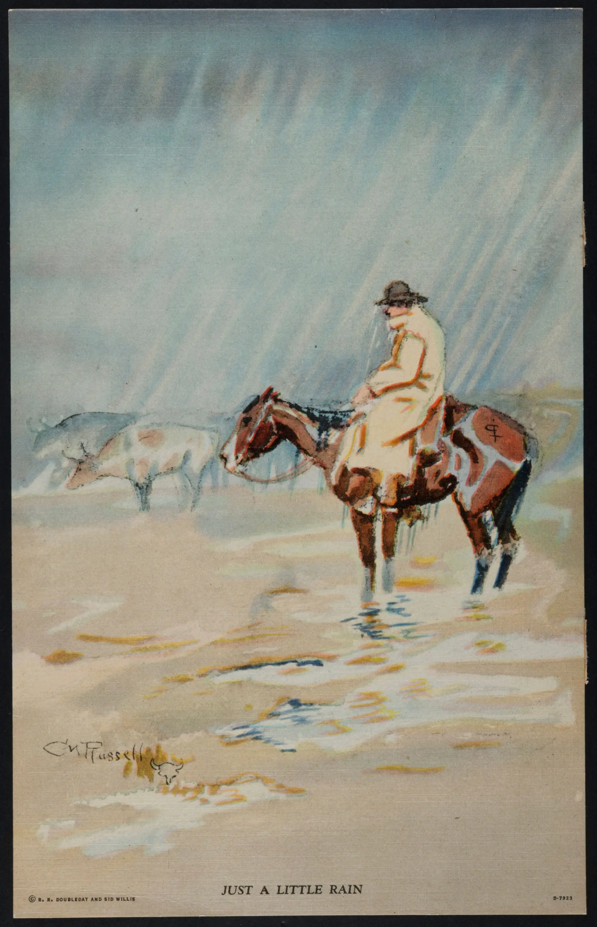 Print by Charles Marion Russell American by Charles Marion Russell