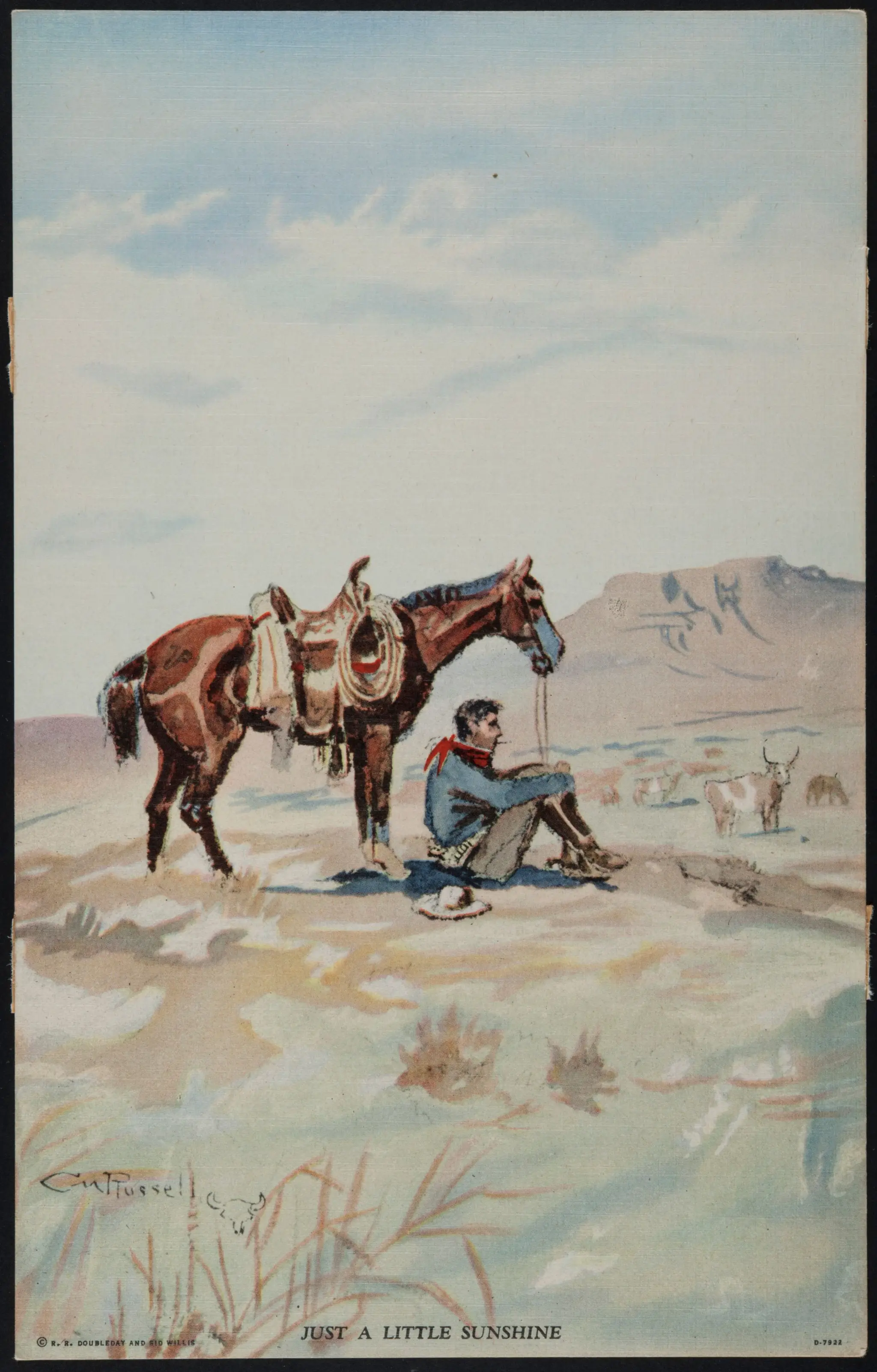 Print by Charles Marion Russell American by Charles Marion Russell