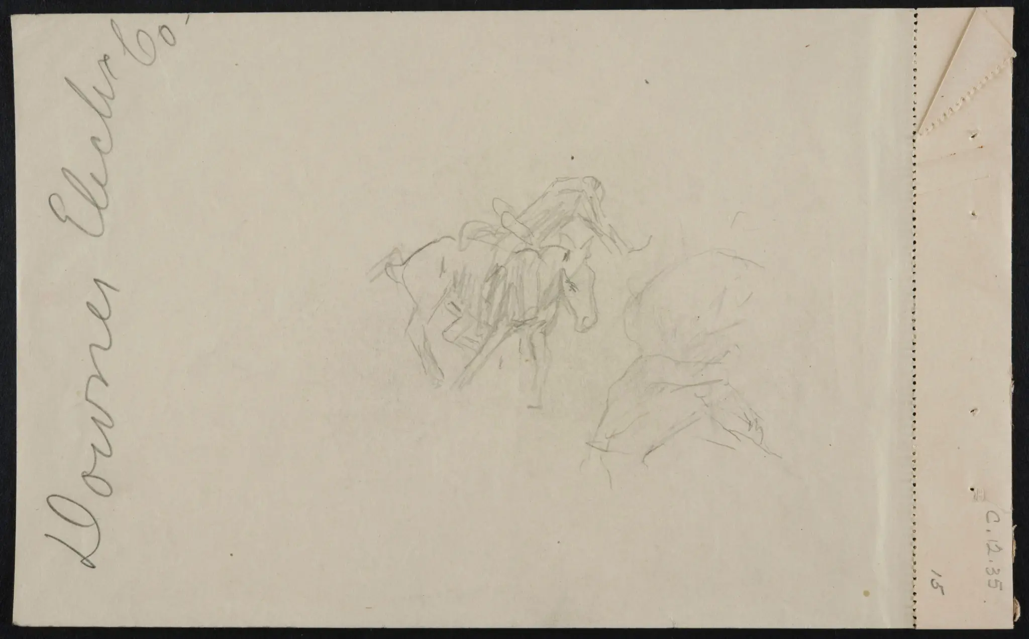 Notes and drawings by American