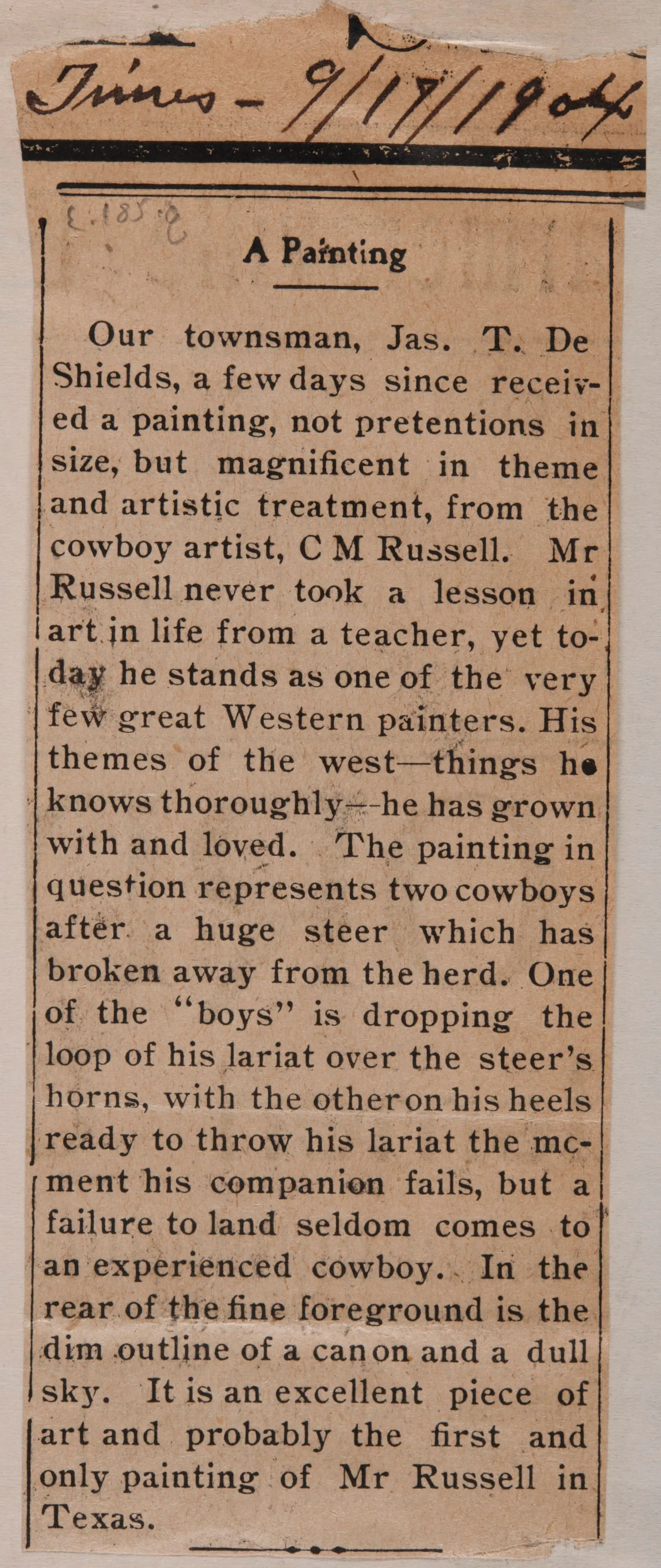 A Painting by American