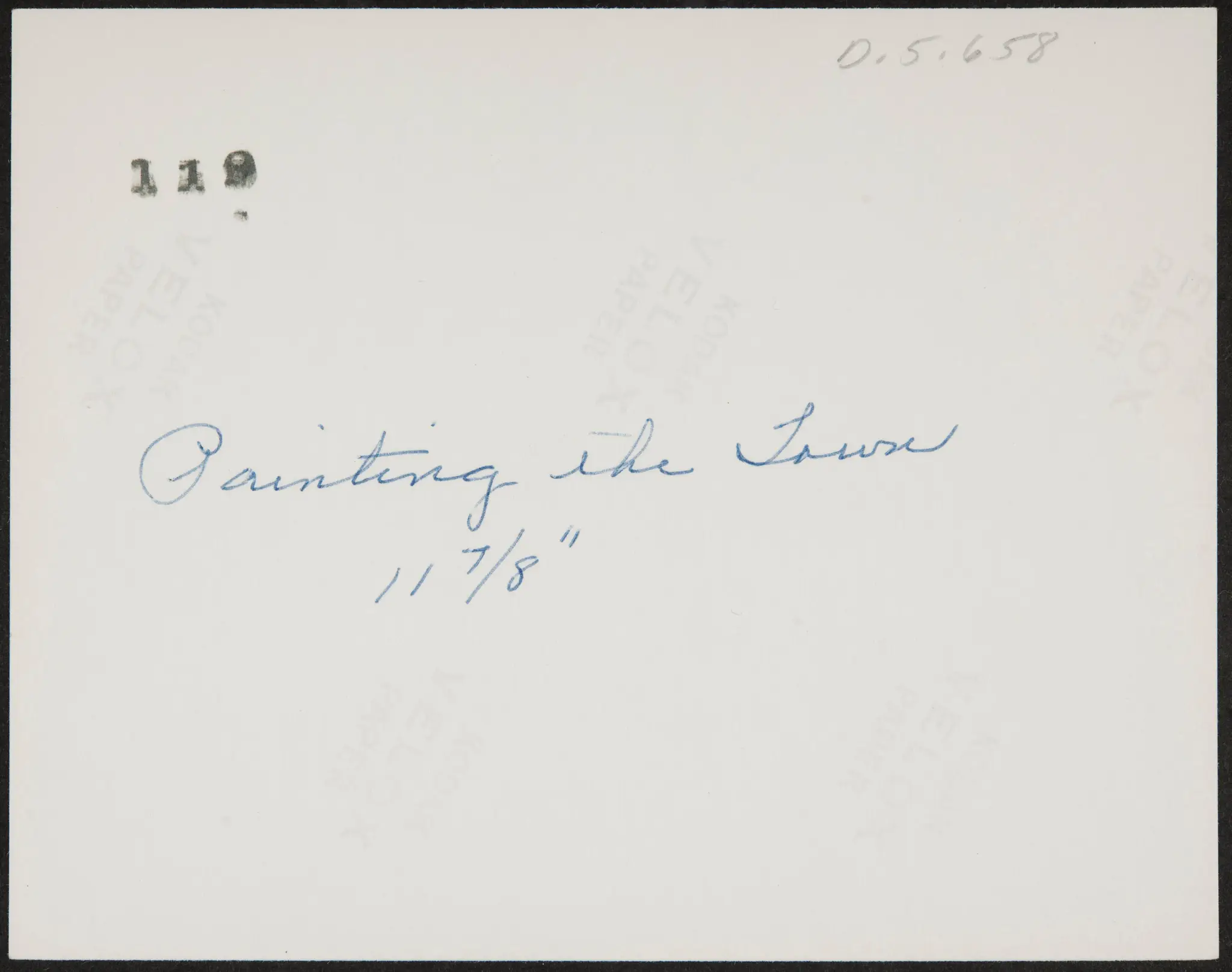 Painting the Town by Unknown