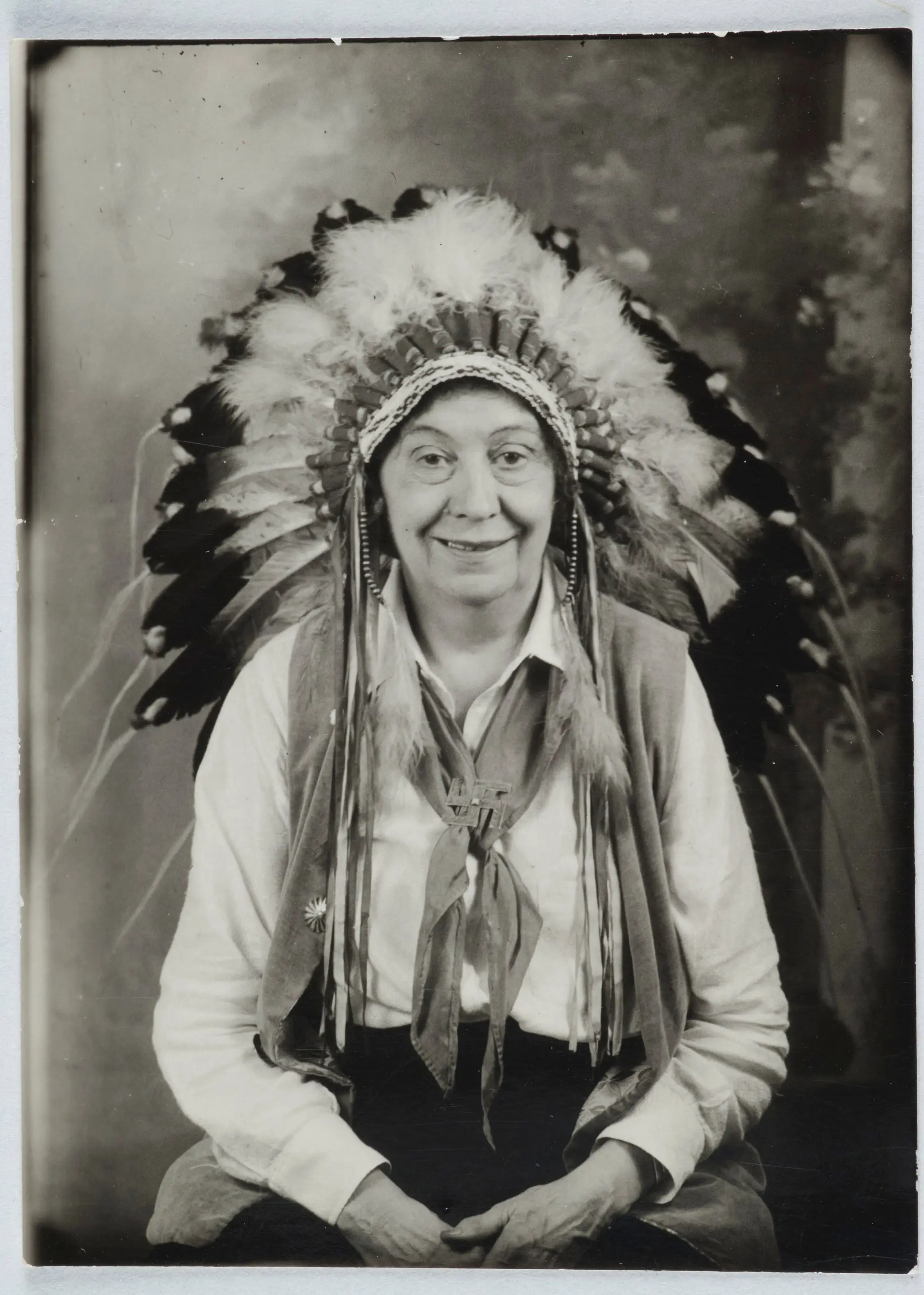 Woman in Headdress by Unknown