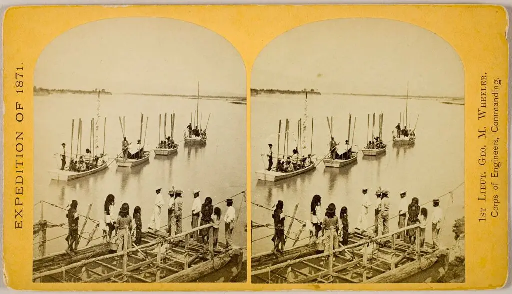 The start from Camp Mojave, Arizona, September 15, 1871 by Timothy H. O'Sullivan