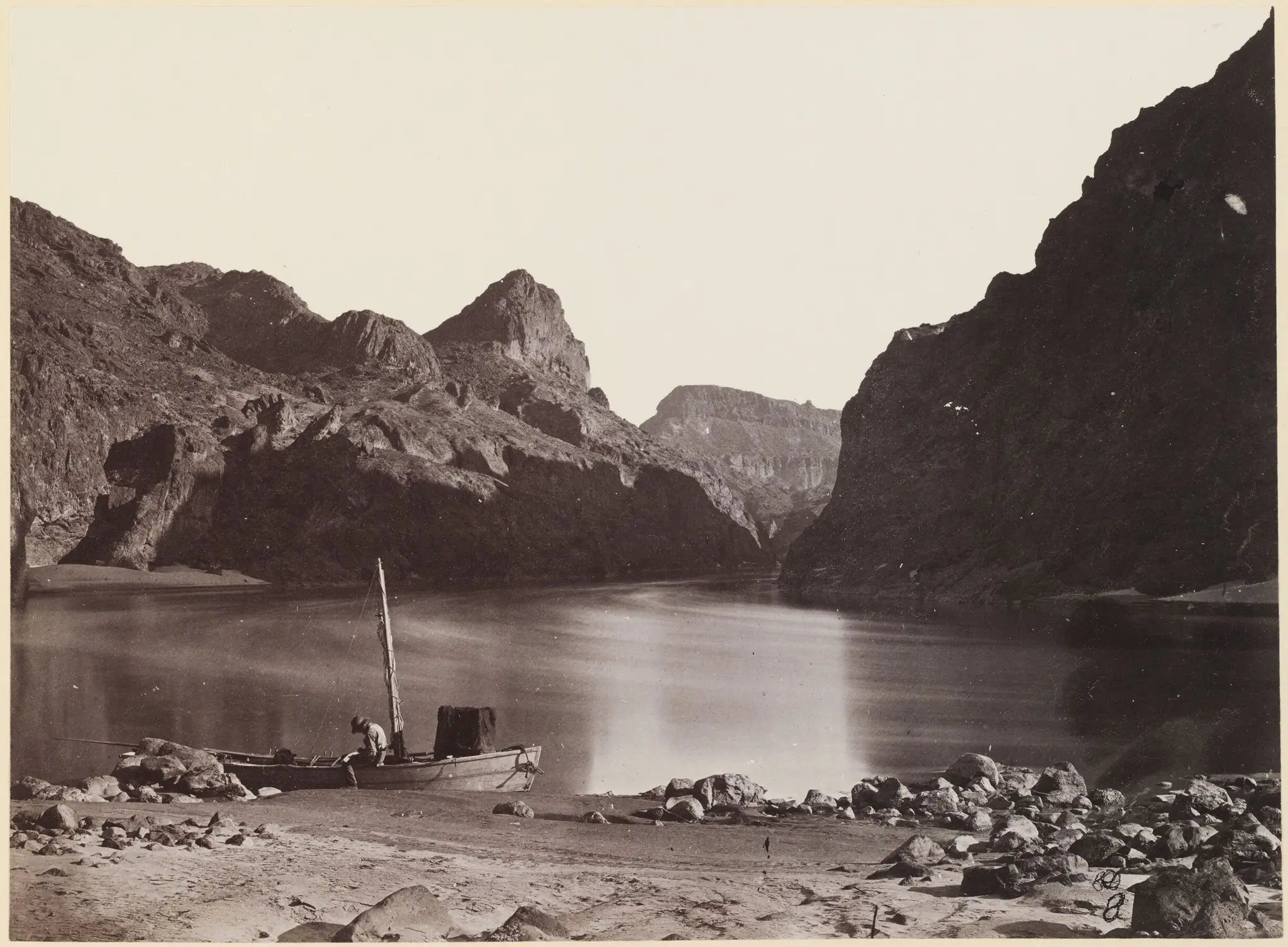 Black Cañon, Colorado River, From Camp 8, Looking Above by Timothy H. O'Sullivan