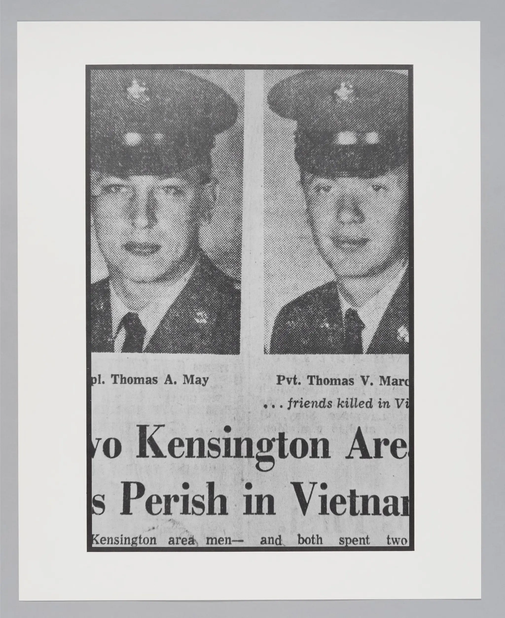 Untitled ("Two Kensington Area") by Donald Blumberg