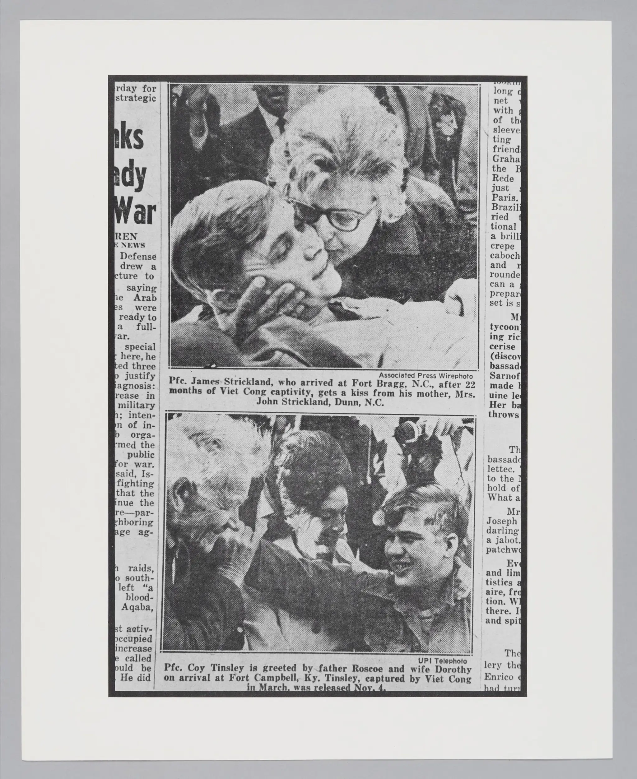 Untitled ("Pfc. James Strickland") by Donald Blumberg