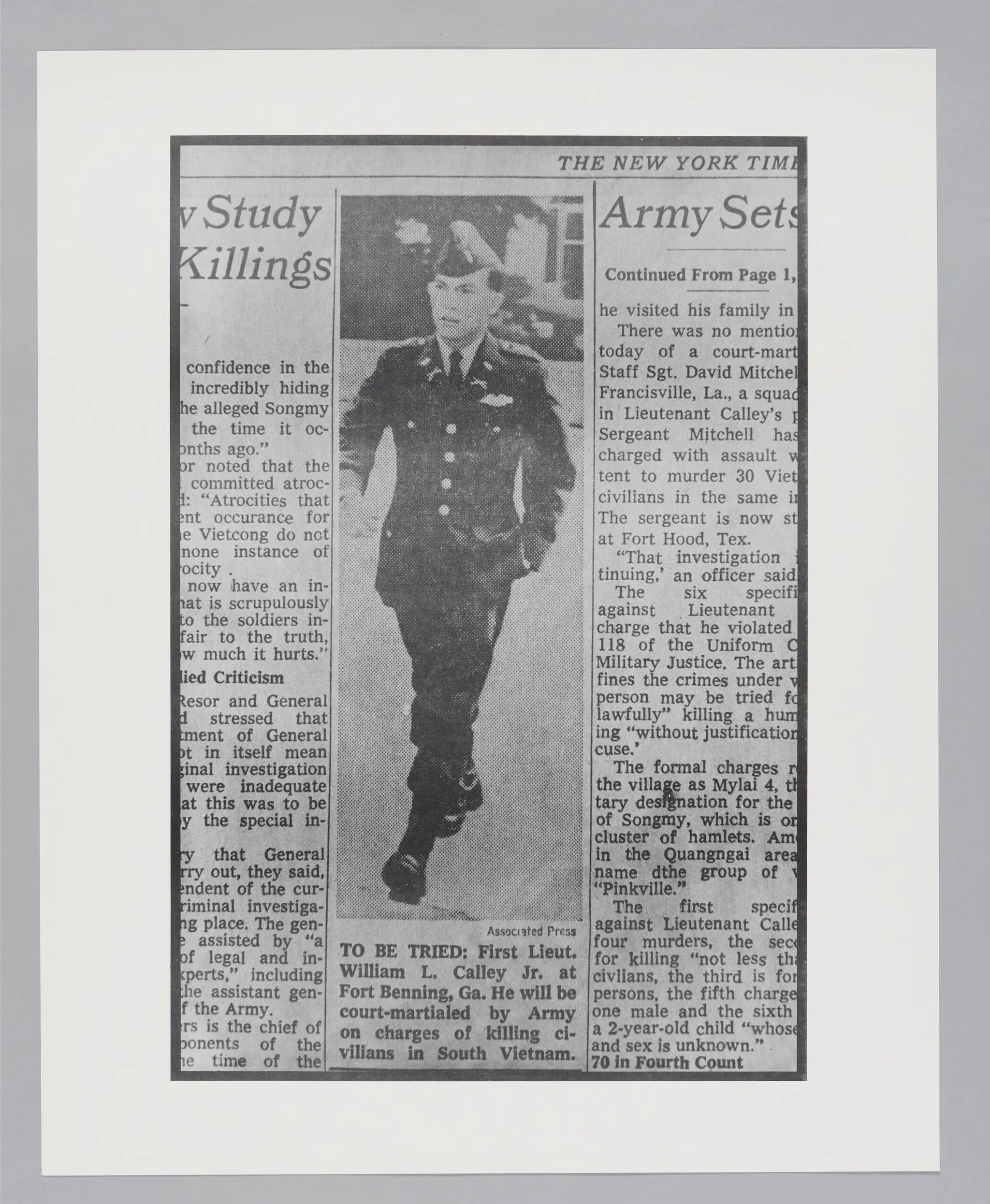 Untitled ("To Be Tried") by Donald Blumberg