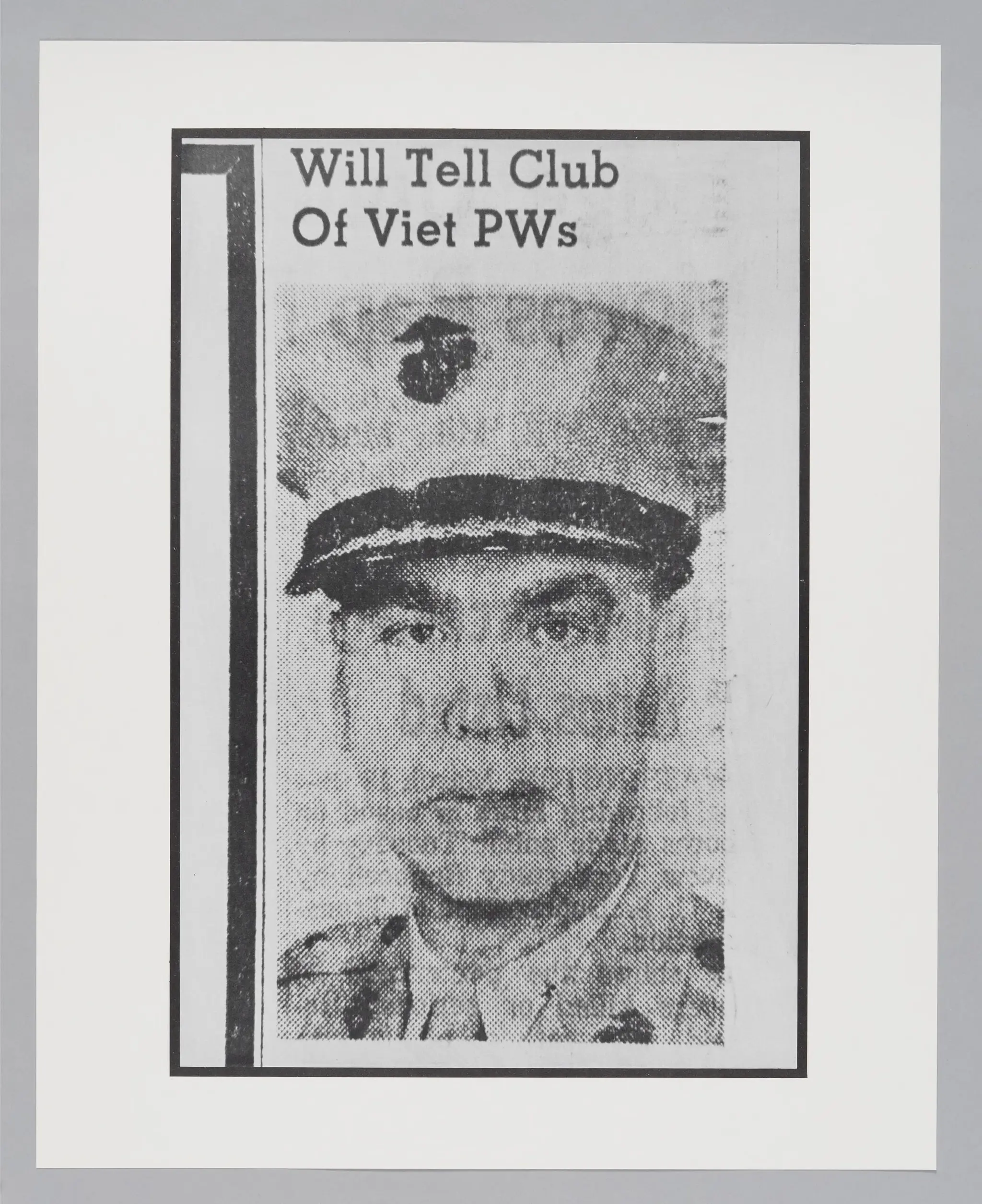 Untitled ("Will Tell Club of Viet PWs") by Donald Blumberg