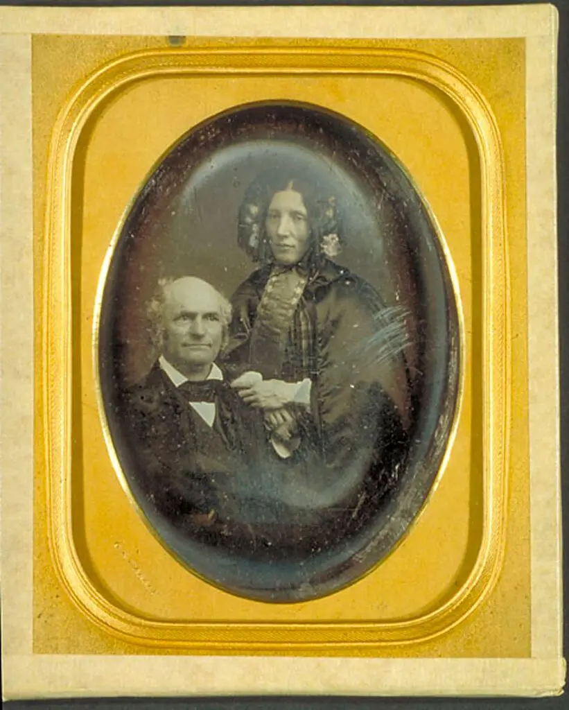 Harriet Beecher Stowe (1811-1896) and Calvin Ellis Stowe (1802-1886) by George Kendall Warren