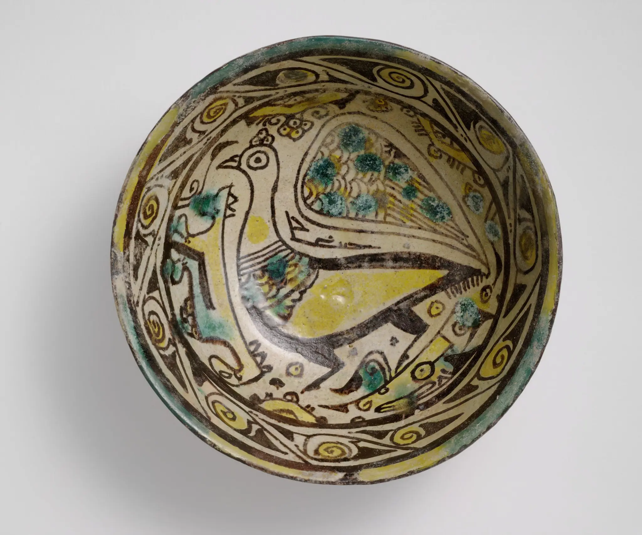 Small Bowl with Peacock by Unknown artist