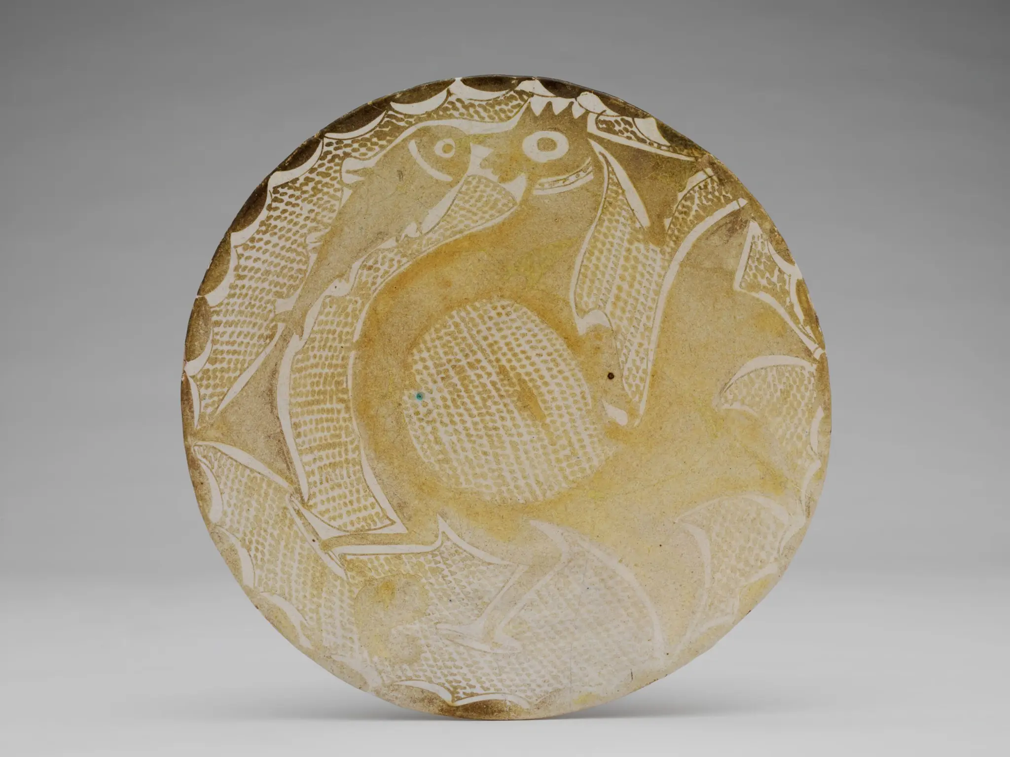 Bowl with Rooster and Fish by Unknown artist