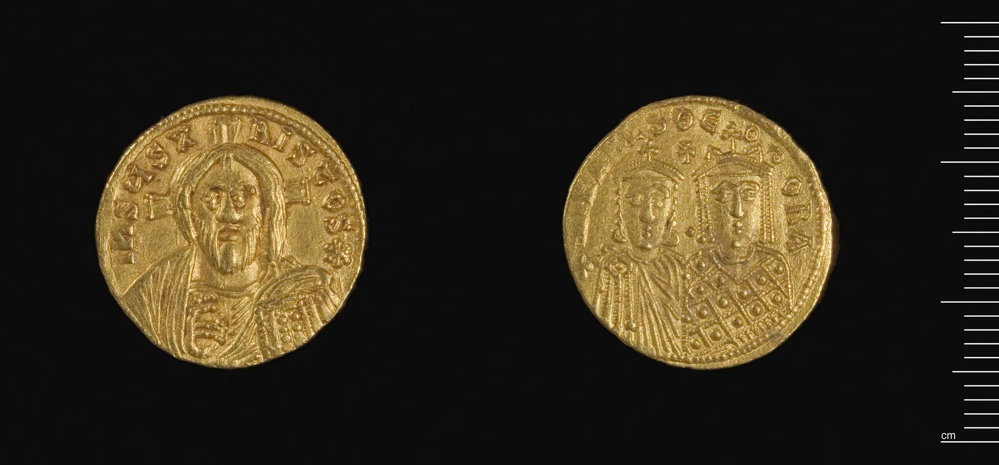 Solidus of Michael III and Theodora, Constantinople by Michael III