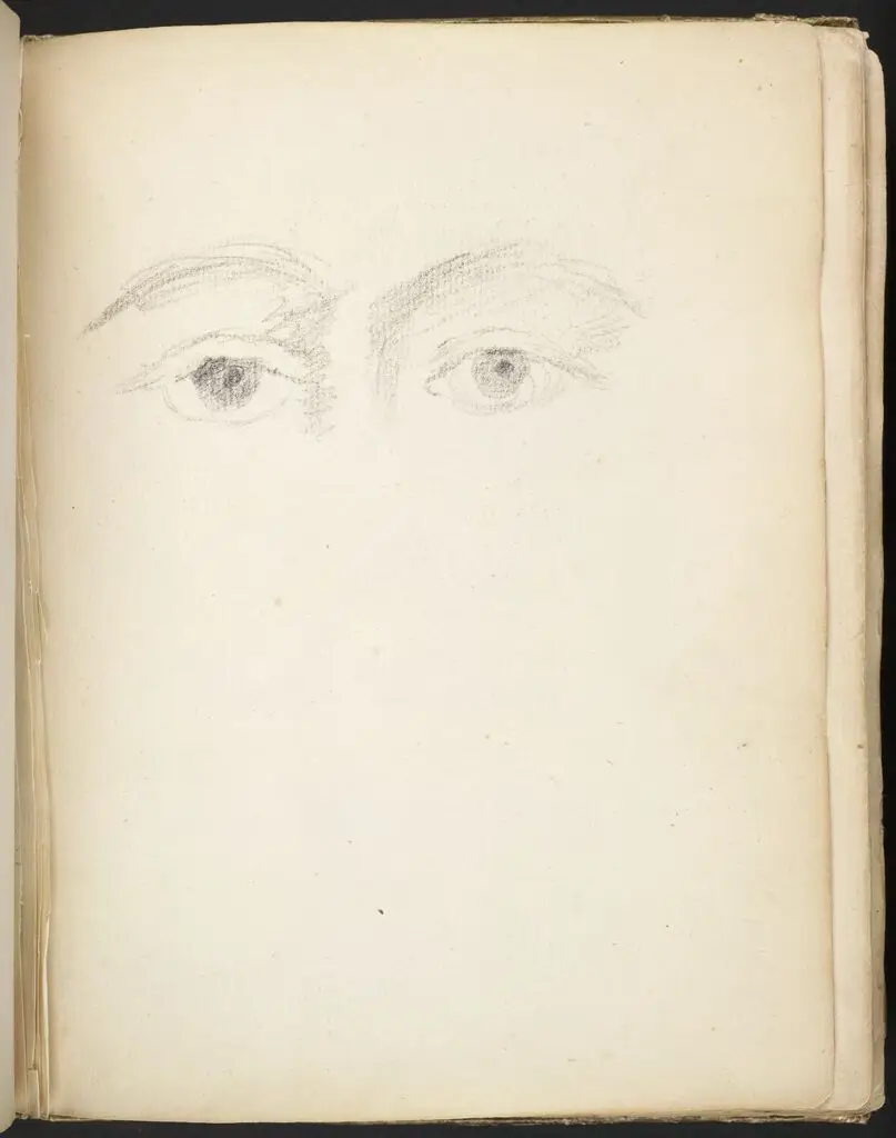Two Eyes; verso: blank by Sir Joshua Reynolds