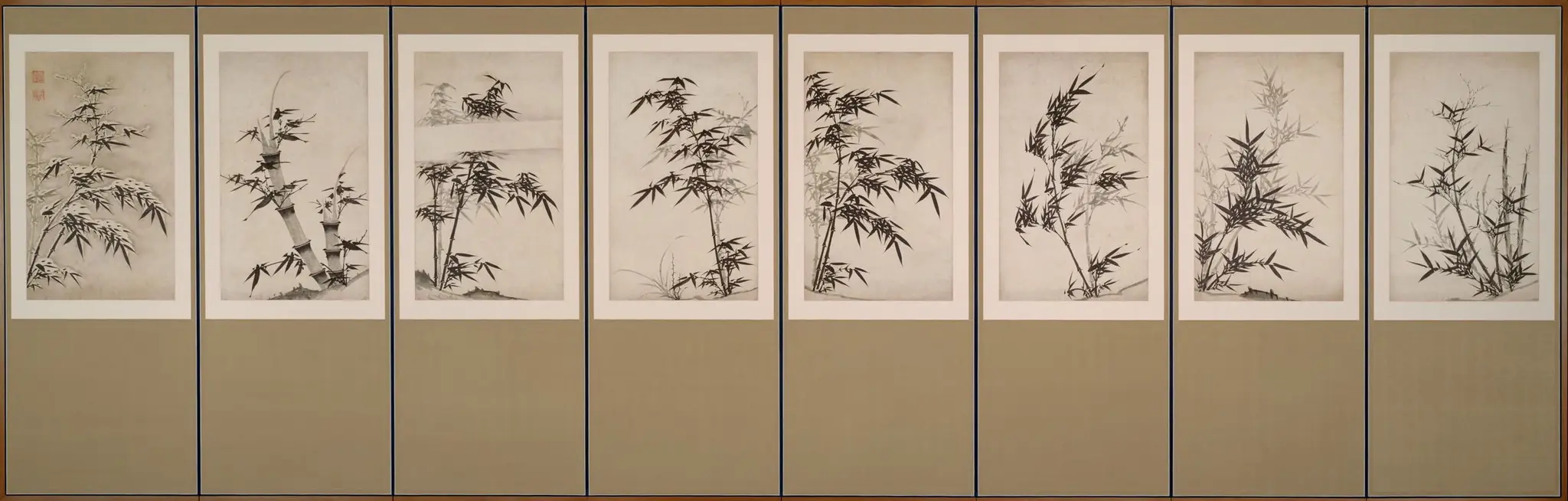 Bamboo through the Four Seasons by Yu Tŏk-chang (also known as Su-un and Ka-san-ŭng)