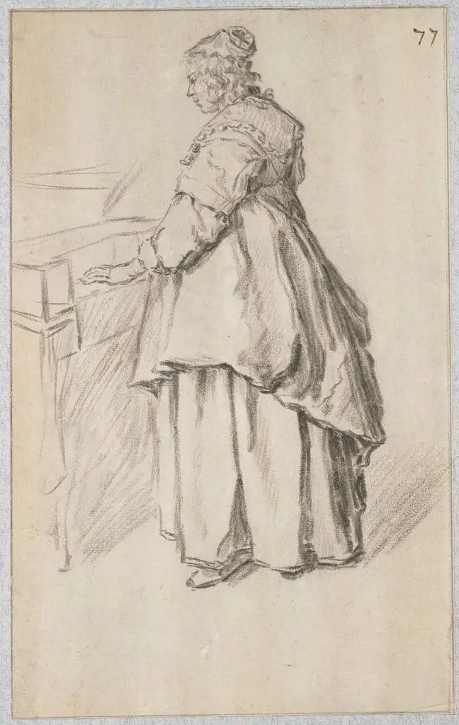 Woman at a Virginal by Govert Flinck