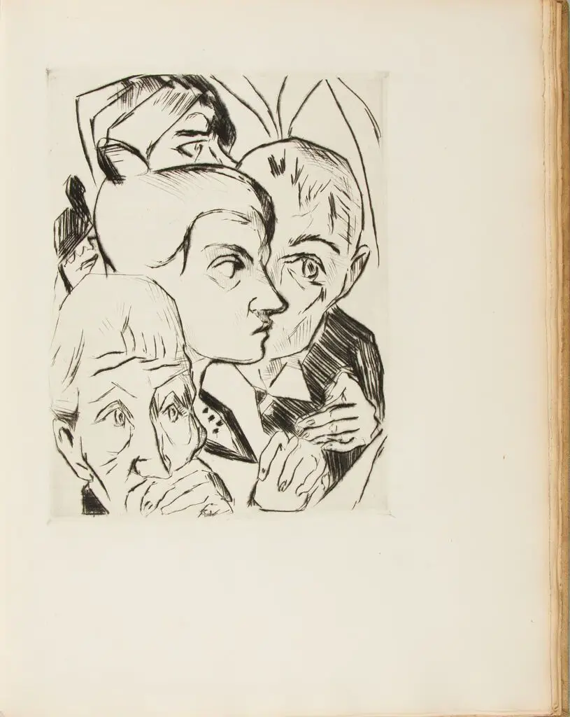 The Duchess: Illustration for Chapter Four by Max Beckmann