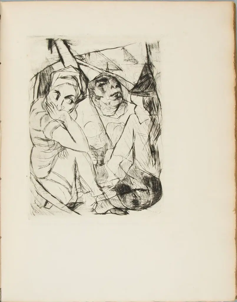 The Duchess: First Illustration for Chapter One by Max Beckmann