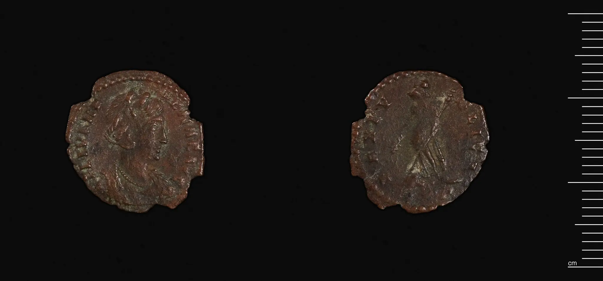 Coin of Flavia Julia Helena, Rome by Helena