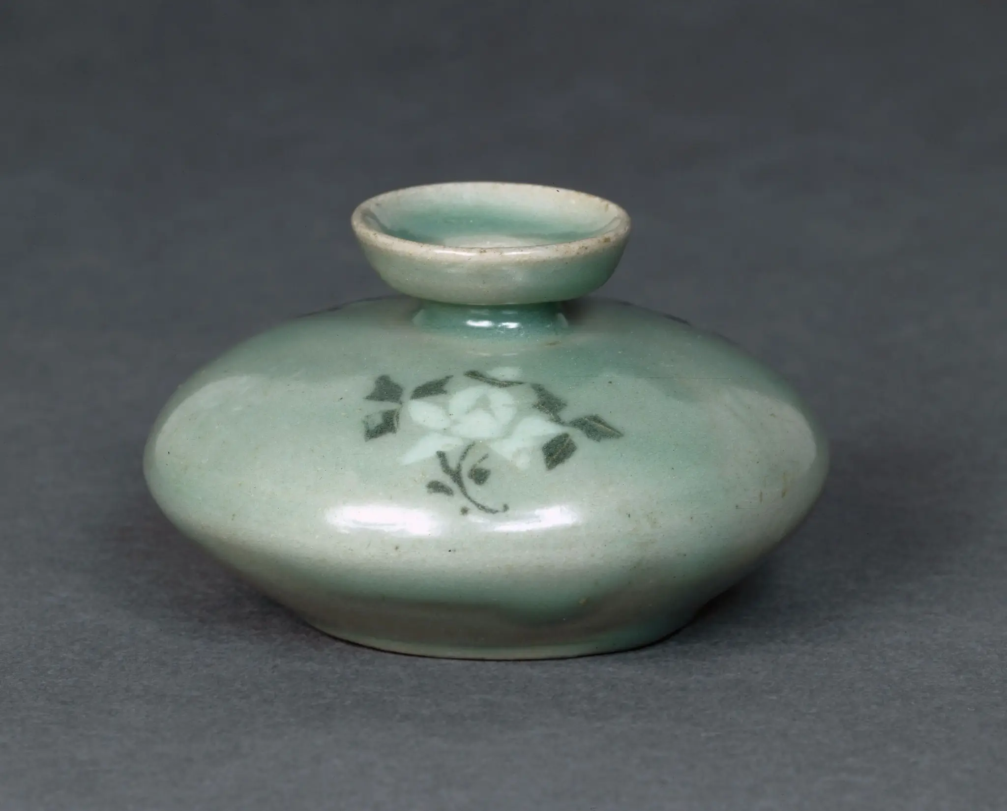 Small Oil Bottle with Peony by Unknown artist