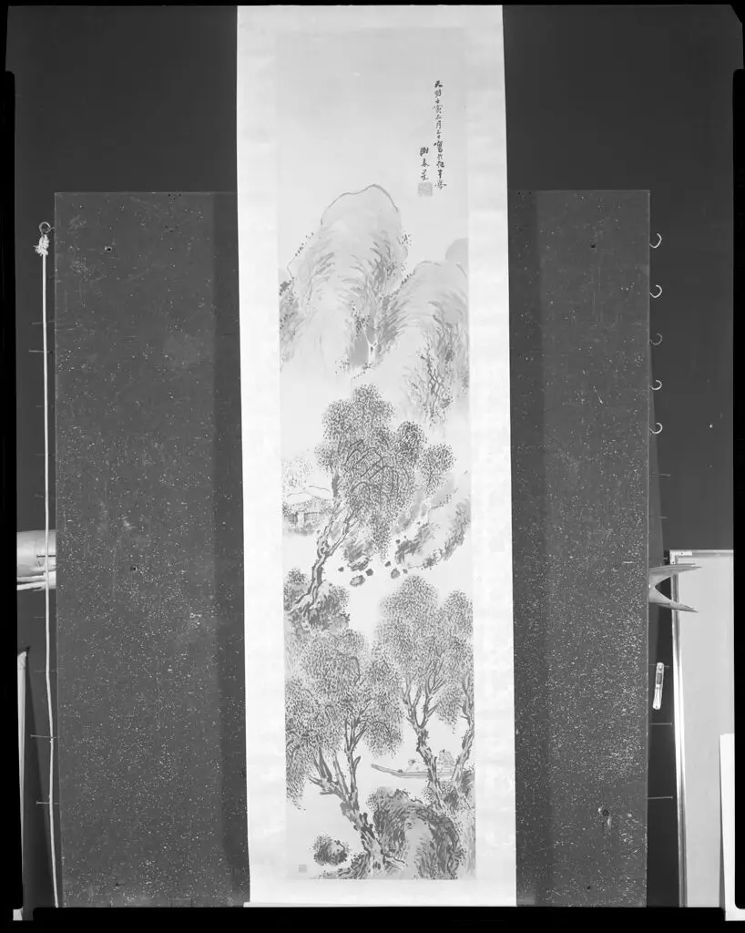 Boating Under Willow Trees by Yosa Buson 与謝蕪村