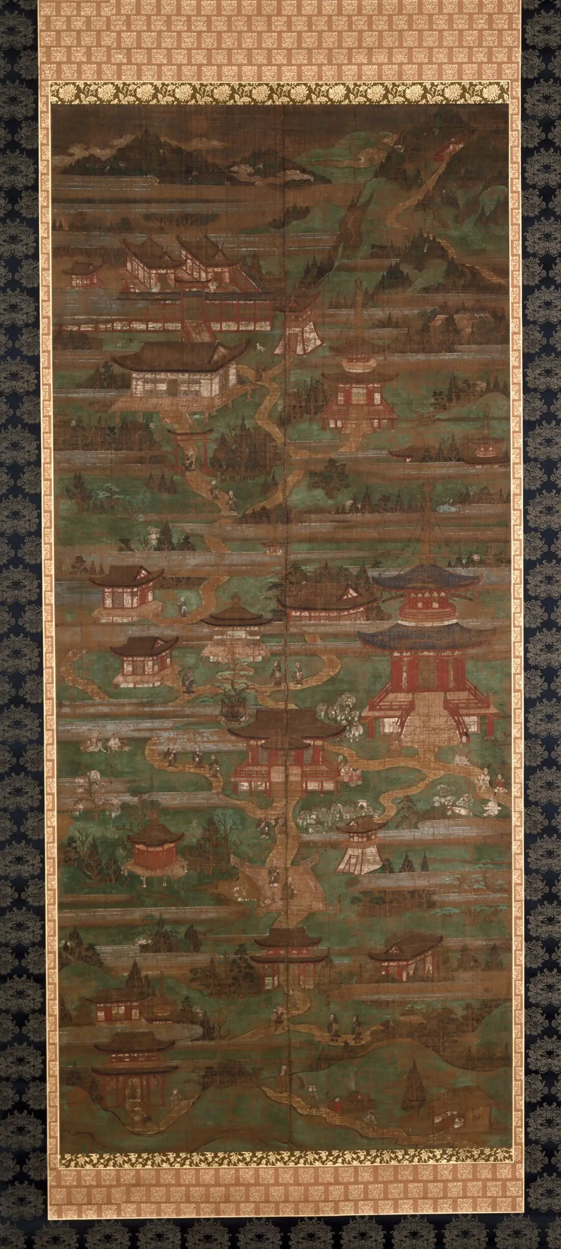 Mandala of Mount Kōya (Kōyasan mandara) by Unknown artist