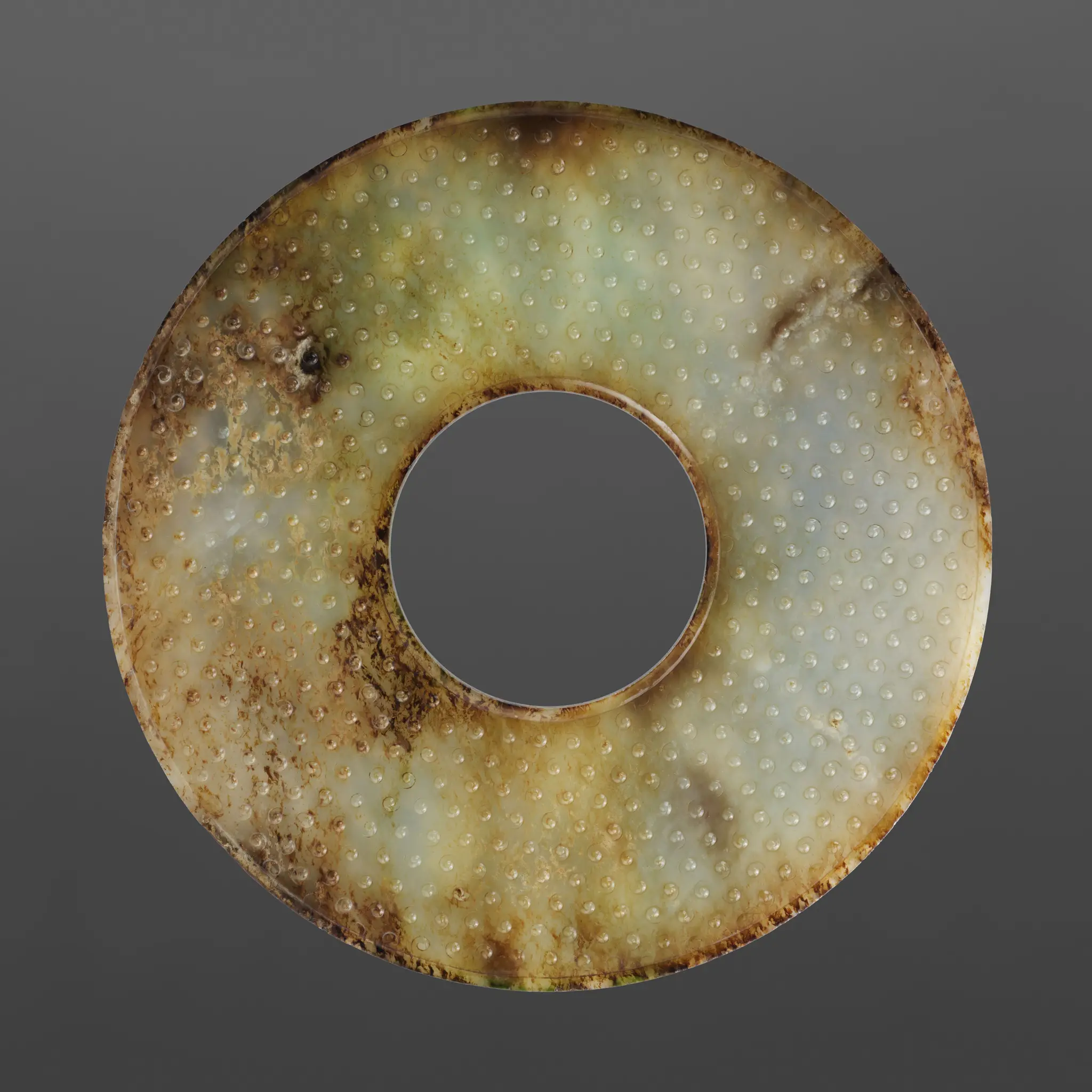 Large Jade Disk by Unknown artist