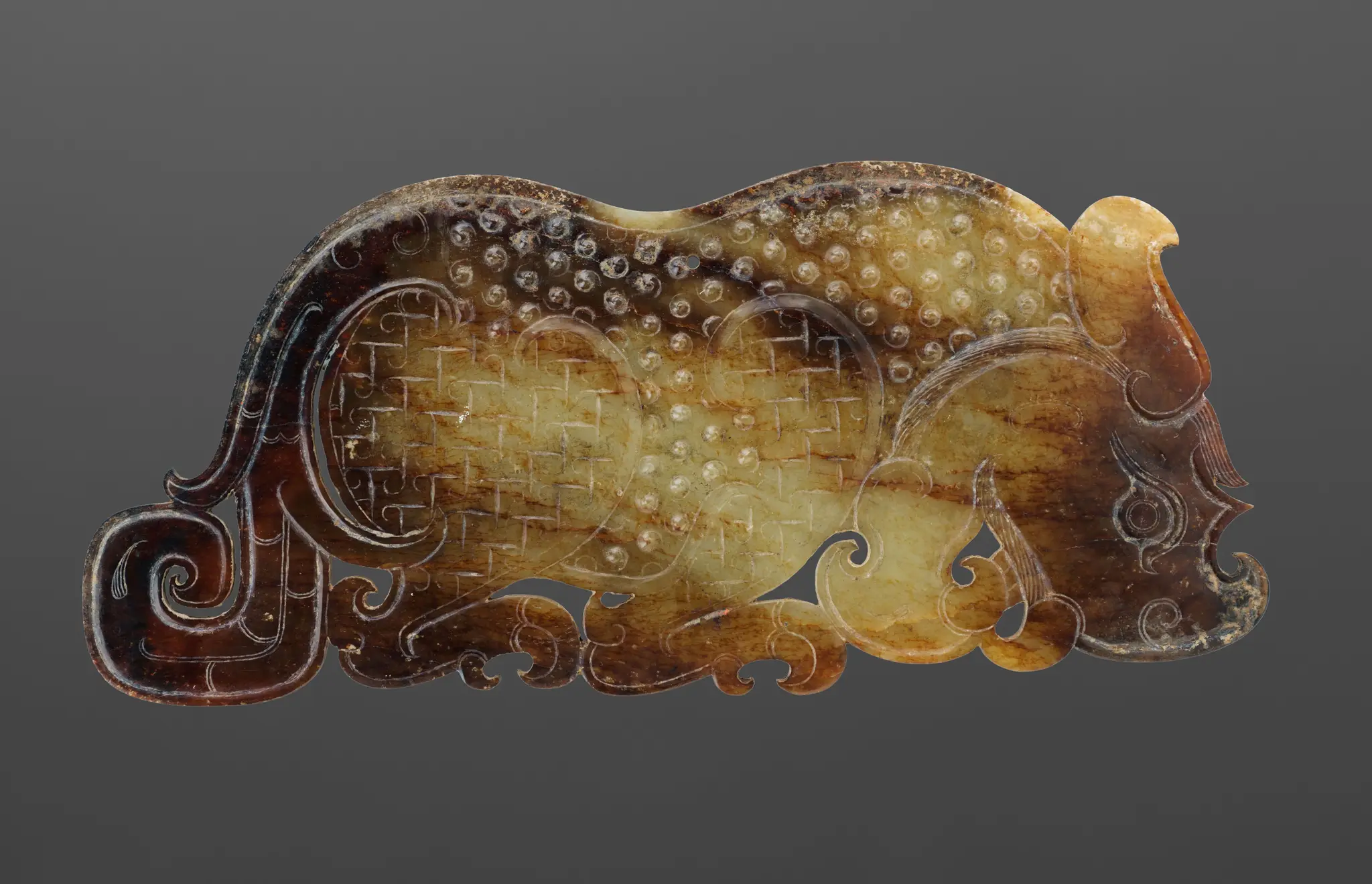 Jade Tiger (one of a pair) by Unknown artist