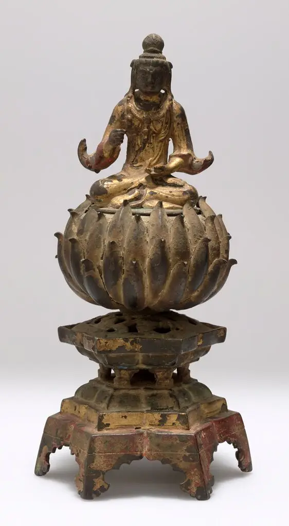 Bodhisattva Seated on a Lotus Throne by Unknown artist