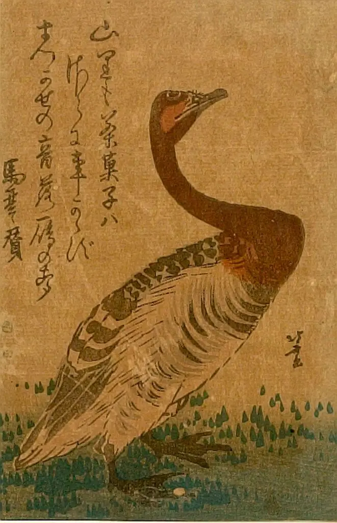 GOOSE by Katsushika Hokusai 葛飾北斎