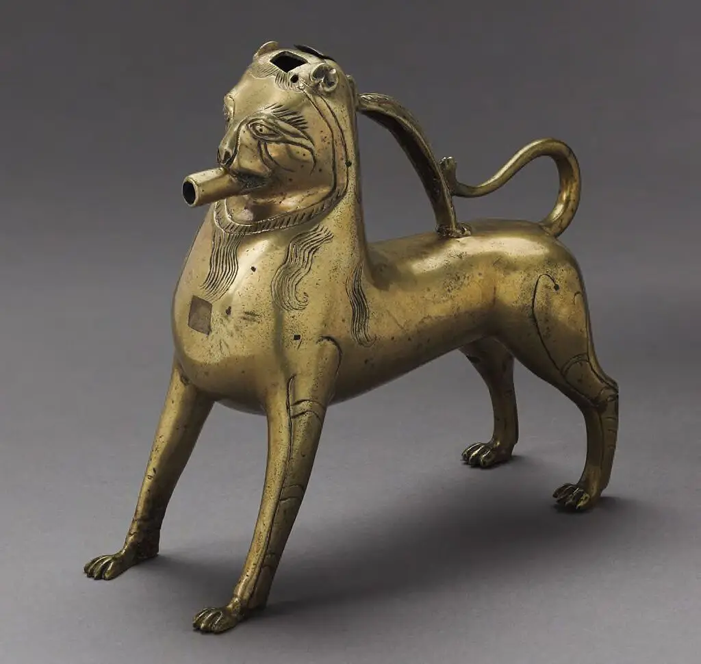Aquamanile (water vessel) in the Form of a Lion by Unidentified Artist