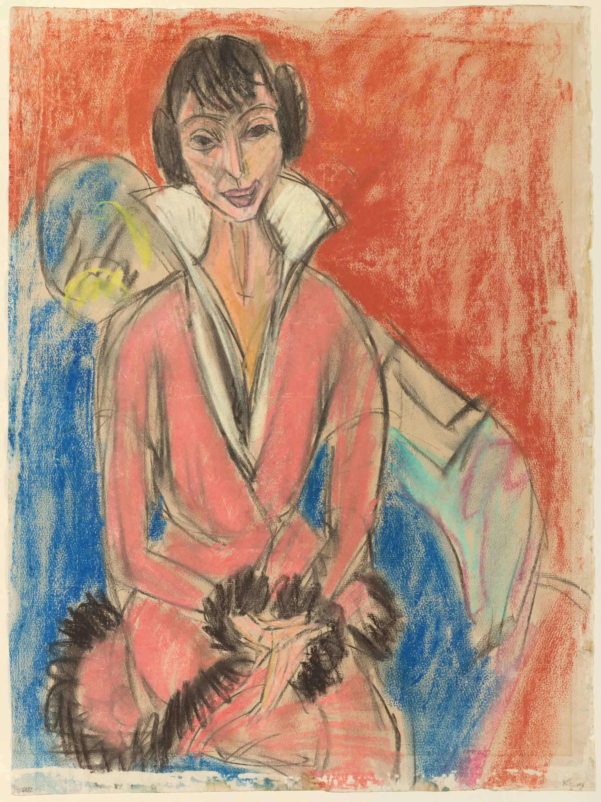 Portrait of a Woman by Ernst Ludwig Kirchner