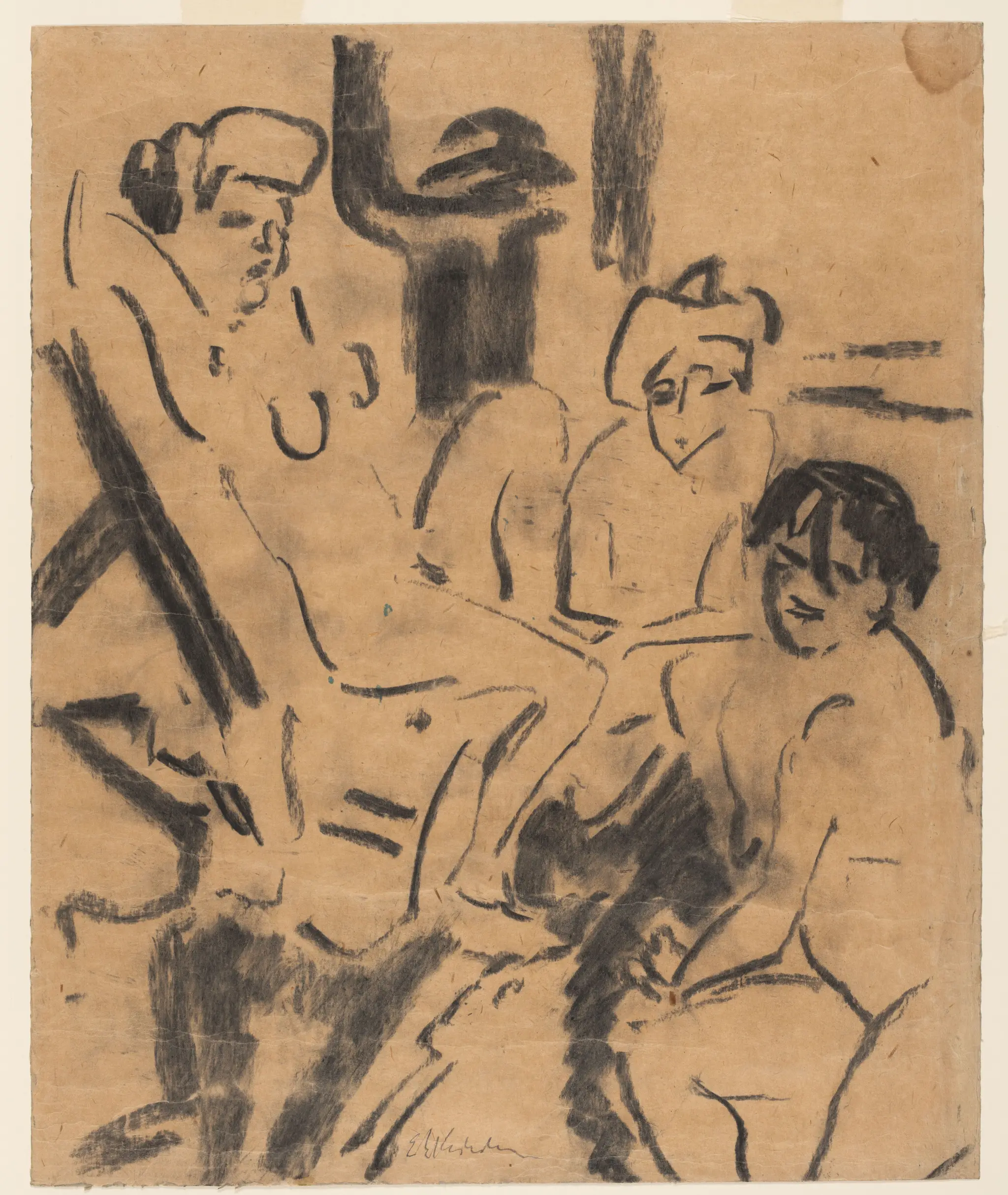 Nudes by Ernst Ludwig Kirchner