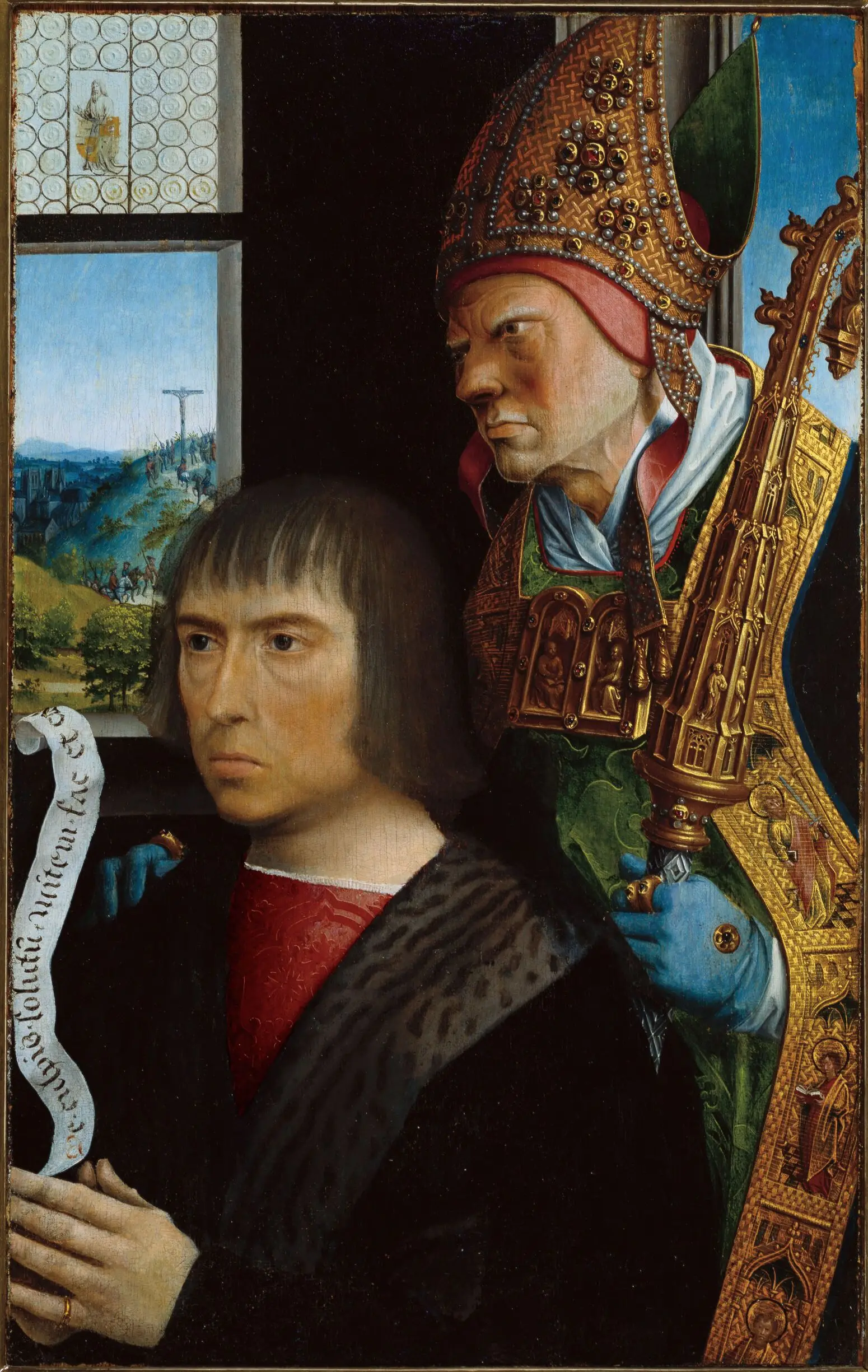 Joos van der Burch and Saint Simon of Jerusalem by Gerard David