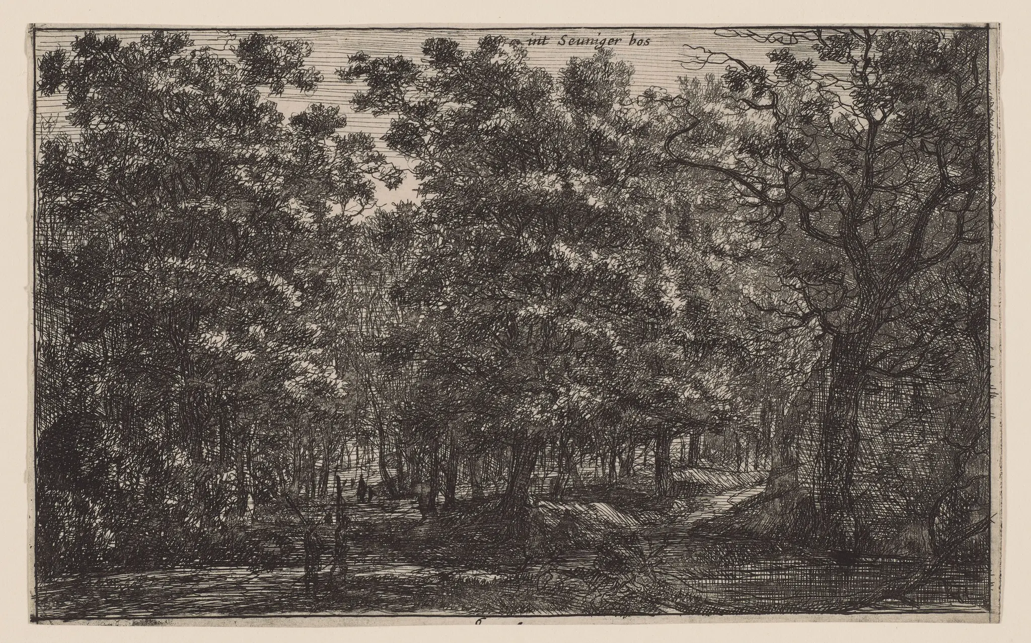 In the Seunig Wood by Roelant Roghman