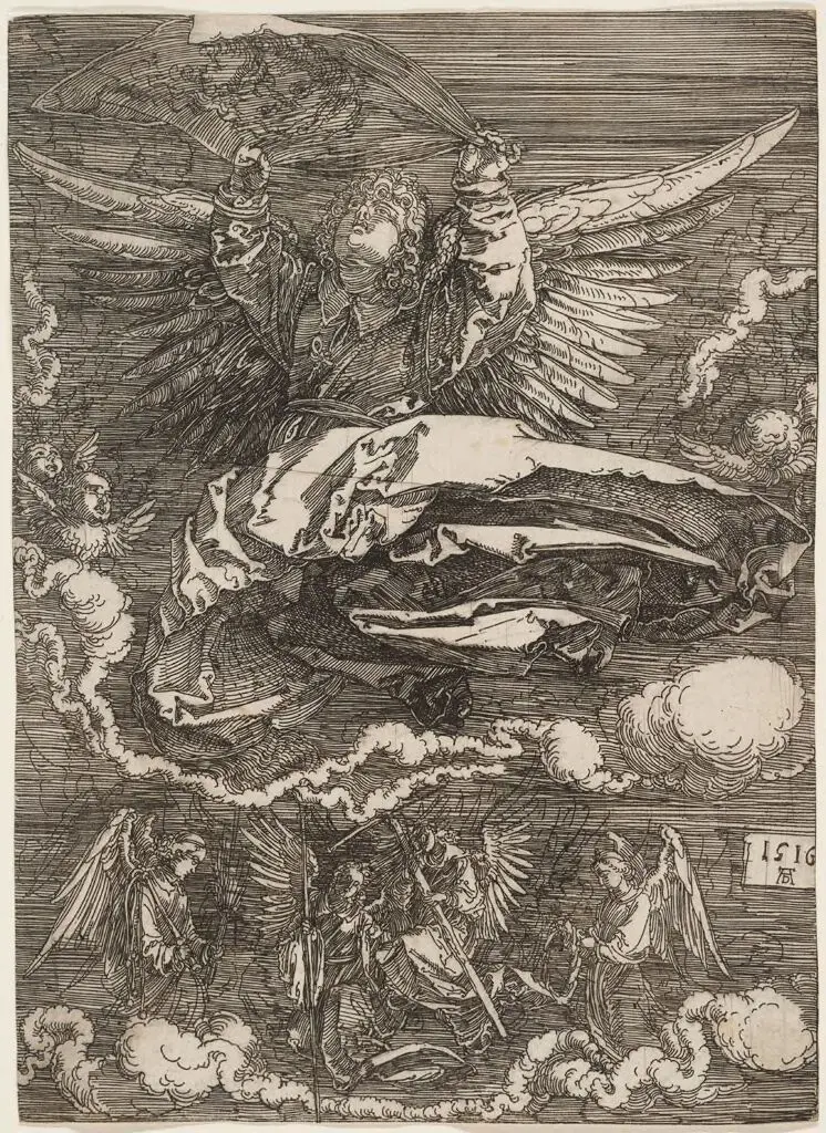 The Sudarium Held by One Angel by Albrecht Dürer