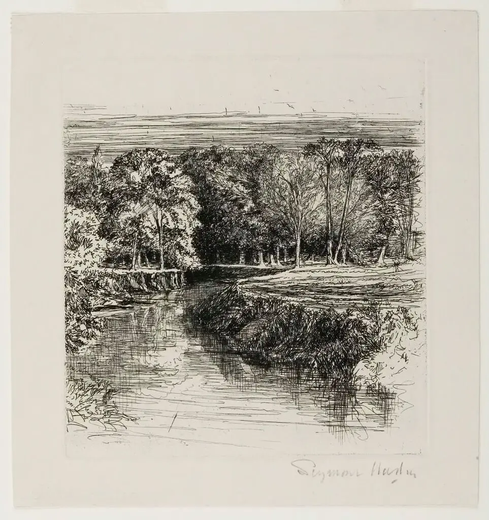Dumdrum River by Francis Seymour Haden