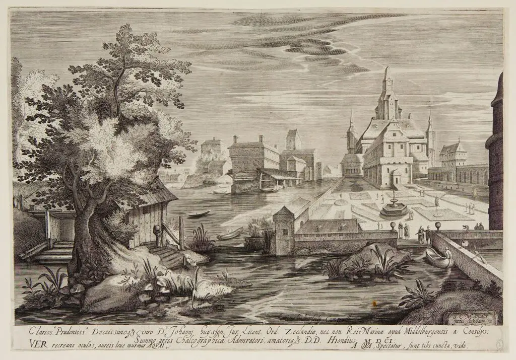 Spring by Hendrik Hondius the Elder