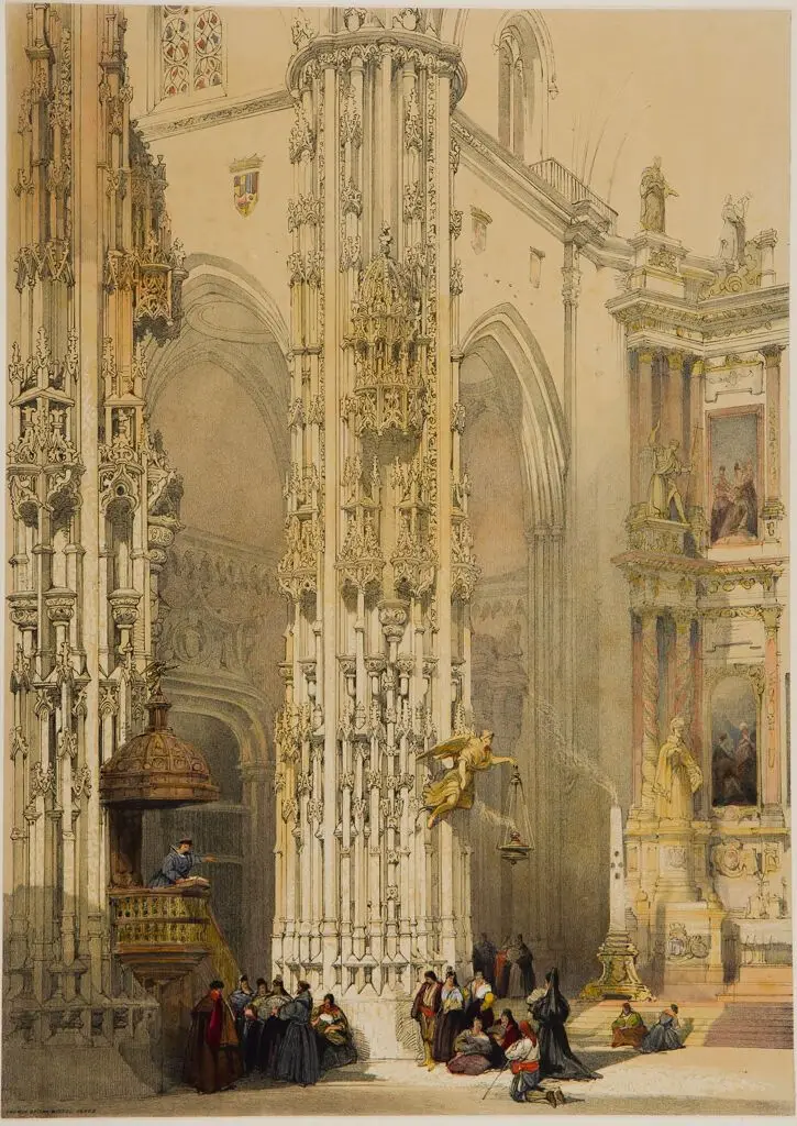 Church of San Miguel, Xerez by Louis Haghe